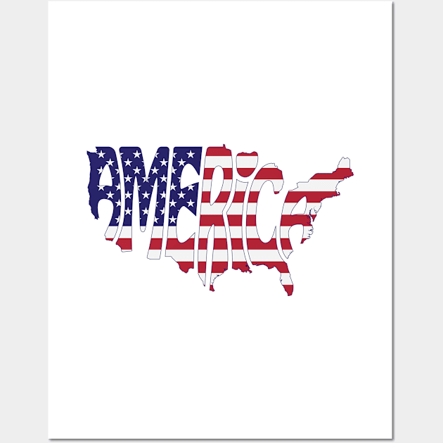 America Wall Art by GoshaDron